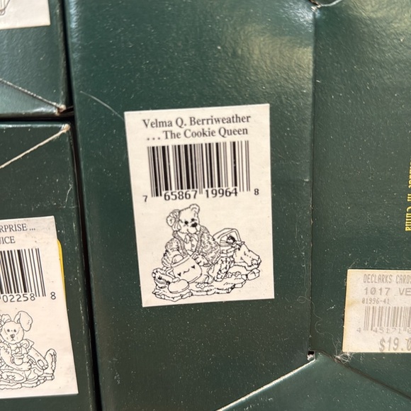 NIB Vtg 90's Boyds Bears Figurines Lot of 4 Bailey Daphne Velma Amelia - Picture 5 of 12